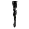 Pleaser - DELIGHT3063 Plattform Overknee Stiefel - Schwarz Product image